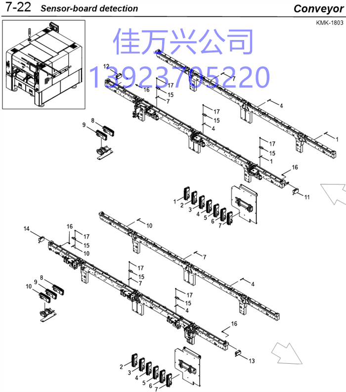 KMK-M653A-10 SENSOR DS CV2 SET (Fiber+Amp)