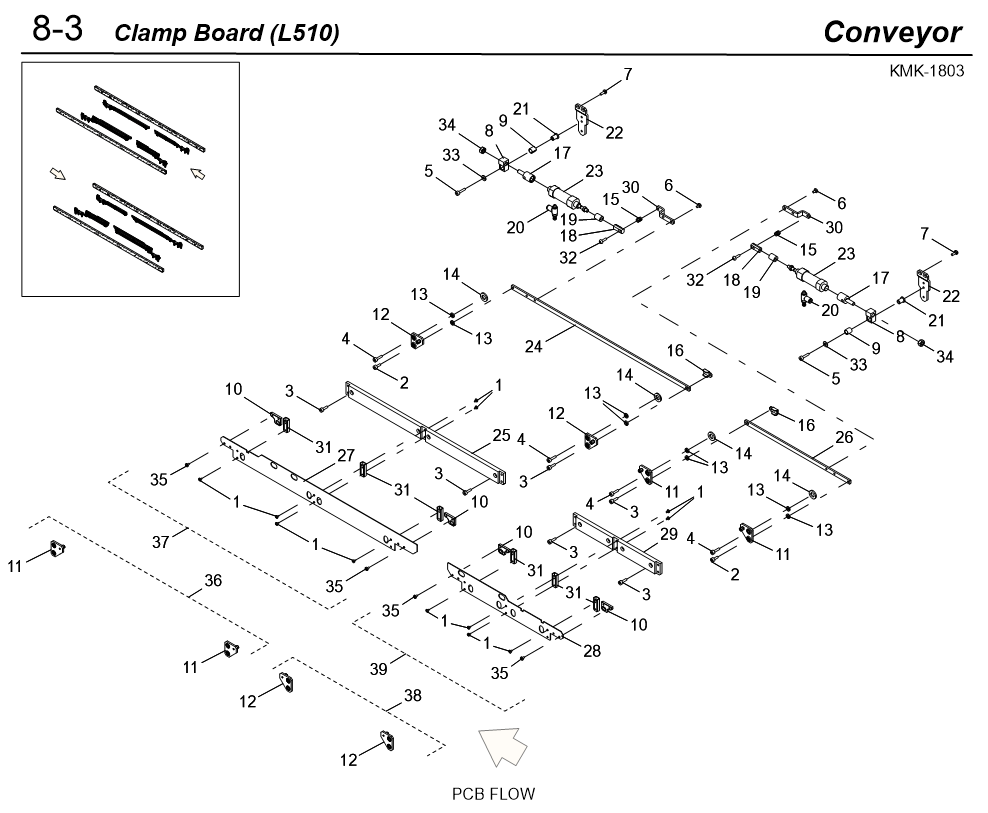 KHW-M9264-B0 LINK B ASSY.