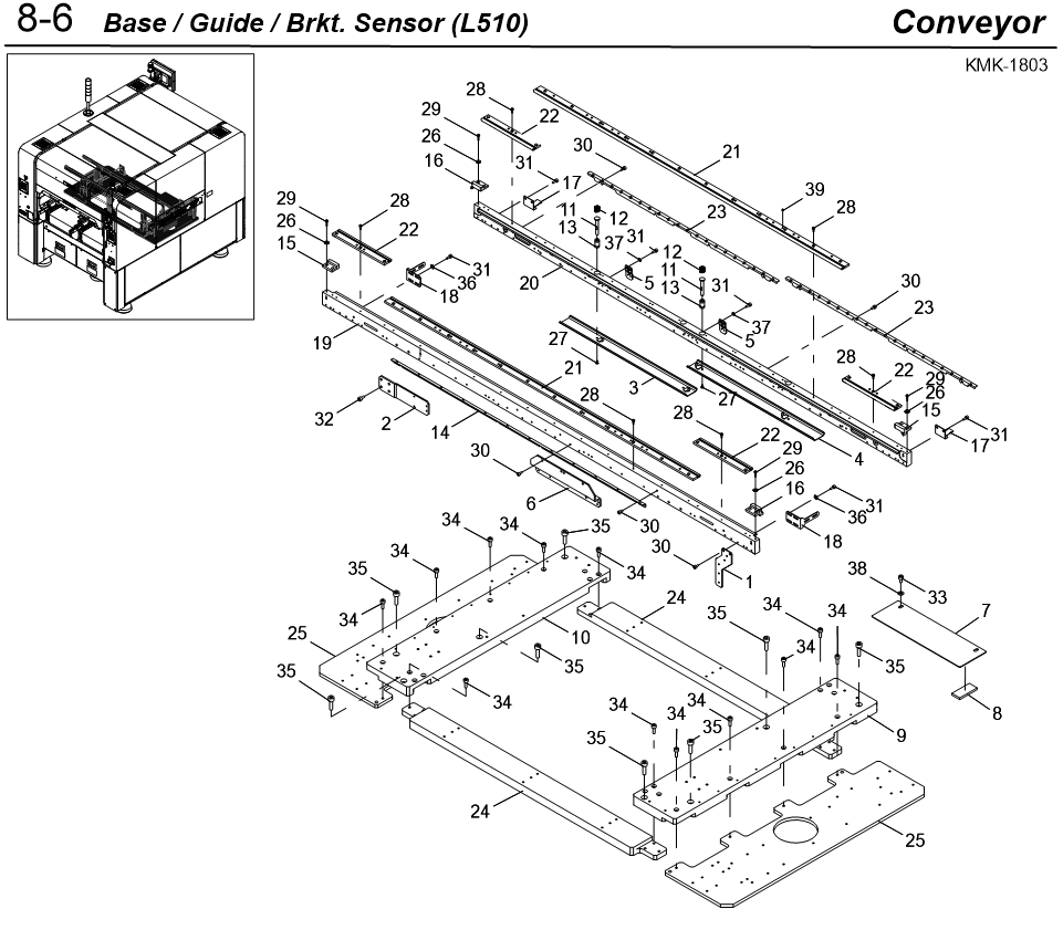 KMK-M9125-00 PLATE,GUIDE