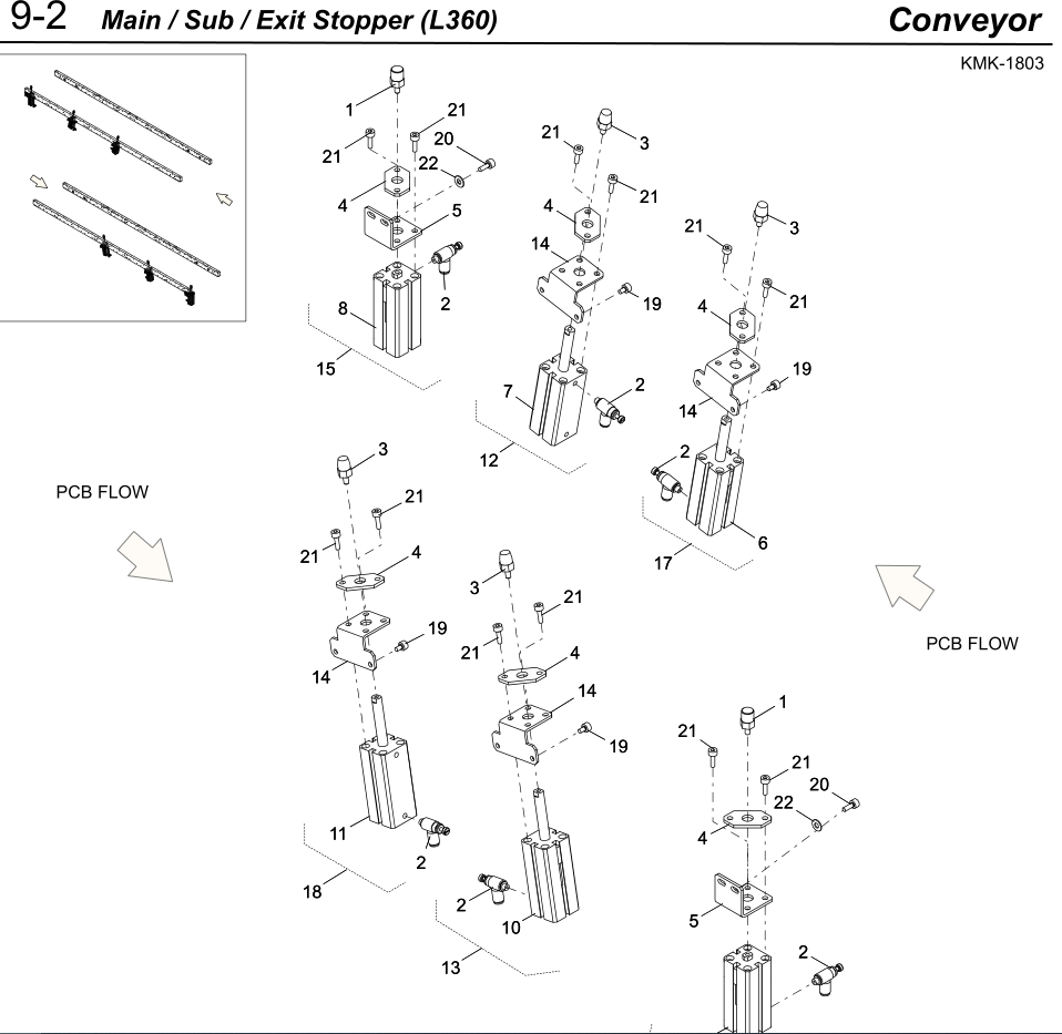 KMK-M653N-00 CYL.LR SLCV ST1 ASSY