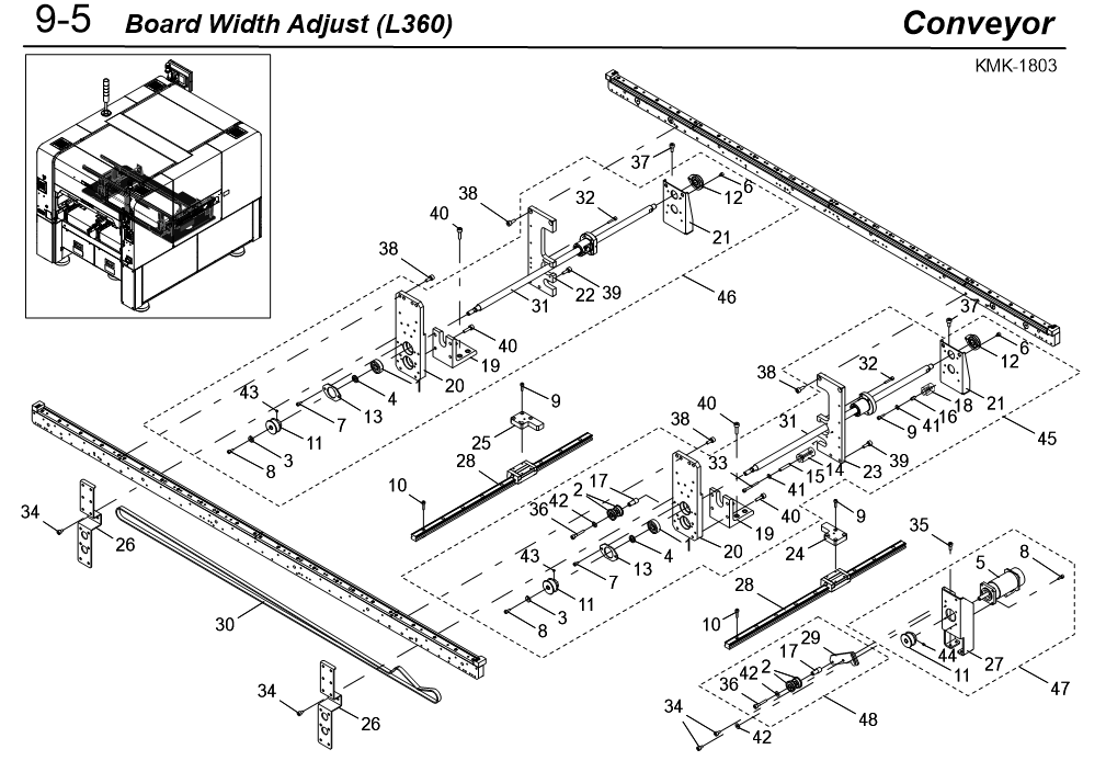 KLW-M9116-00 LM GUIDE