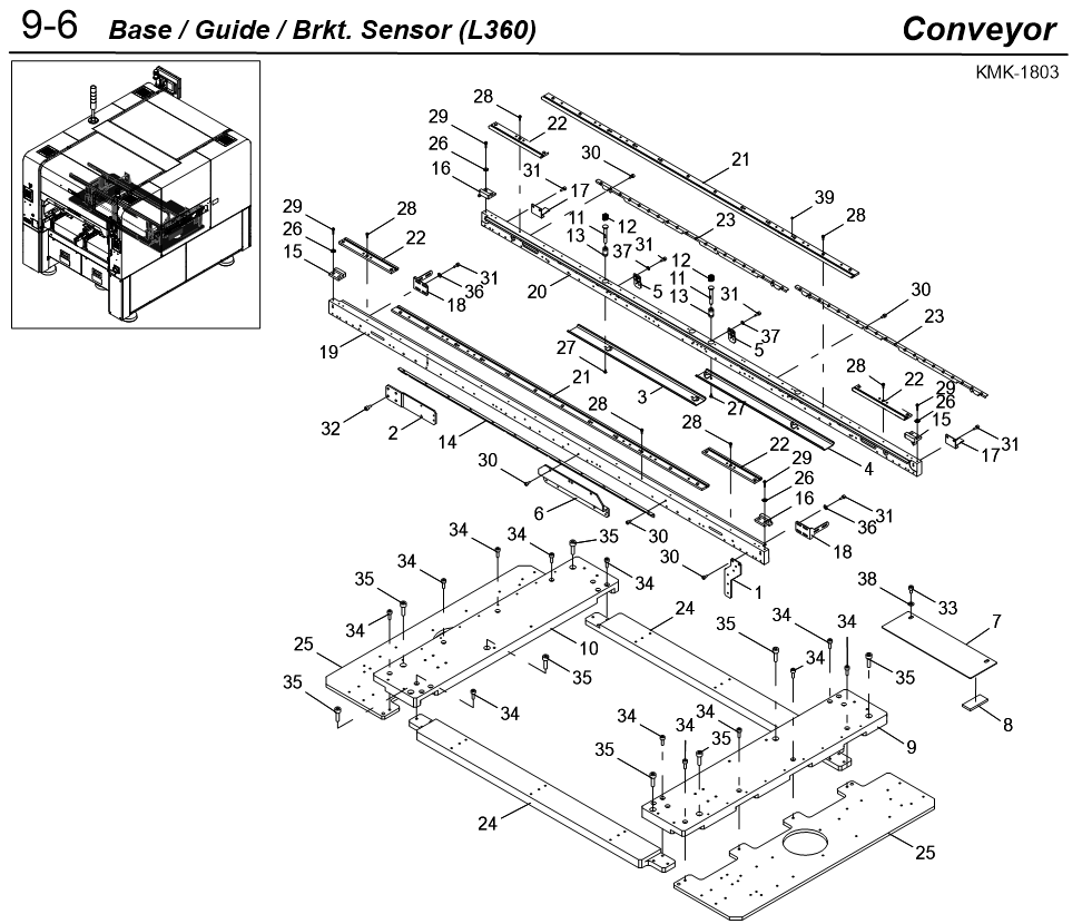 KMK-M9125-00 PLATE,GUIDE